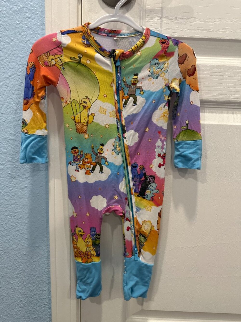 Posh Peanut Care Bears x Sesame Street Friends Convertible Zippy